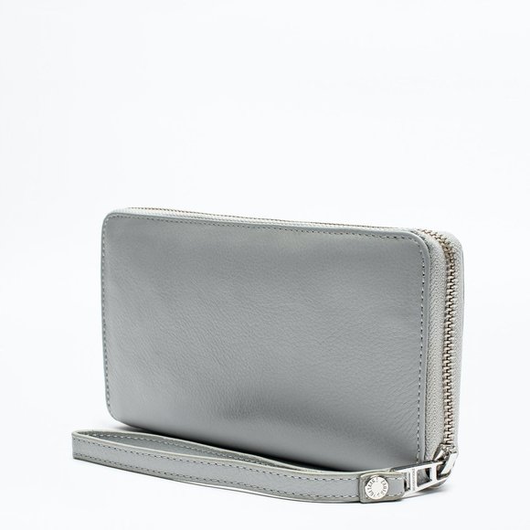 Zadig and Voltaire - Large Grey Leather Designer Wallet - Brand new with tags! - Picture 2 of 6